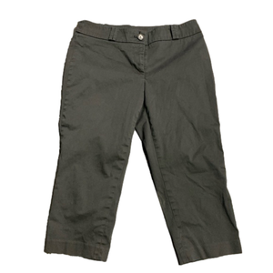 Loft Black Crop Julie Pants